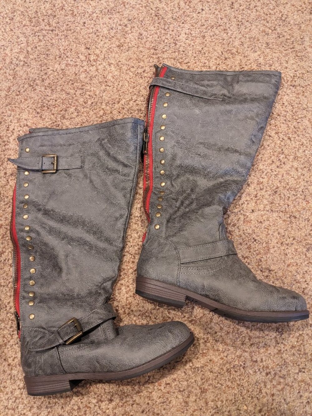 Journee Collection Women's Extra Wide Calf Spokane Boots 7.5